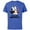 Royal Heather, variant on Minnie Mouse "It's My Birthday!" - Short Sleeve Cotton T-Shirt for Adults -Customized-White