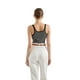 thumbnail image 5 of Camiseta sin mangas SUUKSESS larga acolchada de algodón acanalado para mujer, 5 of 7