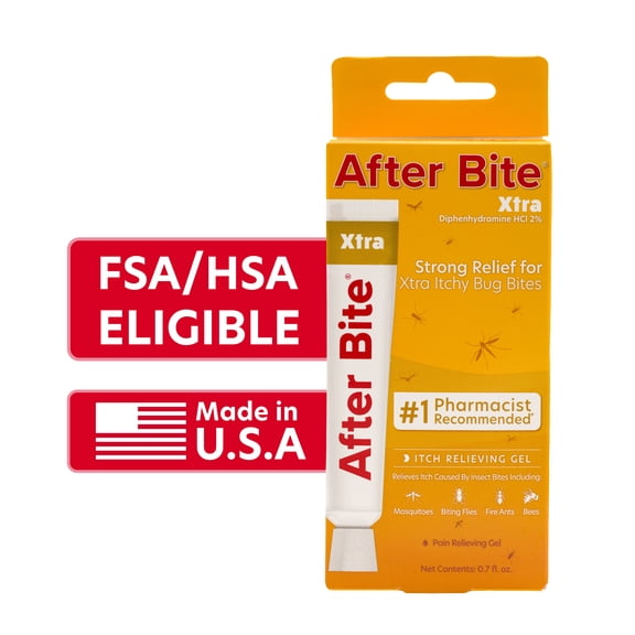 After Bite Xtra Anti-Itch Diphenhydramine HCl 2% Gel, 0.7 fl. oz.