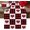 Valentine Plaid, variant on Newhomestyle Valentine's Day Love Heart Table Runner 13 x 72 inch Valentine Love Red Black Buffalo Plaid Heart Linen Table Runner Non-Slip Dresser Scarves