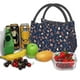 thumbnail image 3 of Fotbe Autumn Leaves With Blue Bolsa Térmica Portátil con Estampado, Bolsa de Entrega de Alimentos Aislada, Bolsa Reutilizable de Gran Capacidad para Comidas y Supermercado, 3 of 6