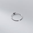 thumbnail image 4 of Dainty Heart Ring In Sterling Silver Adjustable For Women Everyday Wear Elegant Jewelry Gift Idea For Birthday, 4 of 5