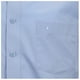 thumbnail image 4 of Manchester Camisa de Vestir Regular Fit Cuello Mao  Azul, 15.5" Cuello 32" Manga Manchester 5066E, 4 of 4