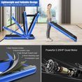 thumbnail image 5 of Patiojoy Tapis Roulant Pliant 2 en 1 Machine de Course Électrique avec Haut-Parleur Bluetooth Contrôle Application Bleu, 5 of 5