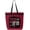 Burgundy, variant on How Strong We Are Darcey Tote Bag - Hot Pink