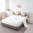 thumbnail image 5 of Erosebridal Colorful Easter Eggs Kids 7-Piece Twin Bedding Sets,Rustic Farm Animal Bunny Multicolor Flowers Bedding Comforter Set For Girls Reversible, 5 of 7