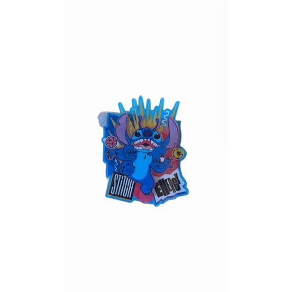 Disney Parks Stitch 626 Energy Acrylic 3D Magnet New