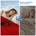 thumbnail image 2 of Red Cooling Blanket,Lightweight Breathable Summer Throw Blanket with Double Sided Cold Effect,Retro Oil Painting Modern Abstract Art Aesthetics Picnic Blankets Bed Sheet for Hot Sleepers 40"x60", 2 of 8