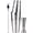 Boston-a, variant on Professional Bar Tool Kit with Etched Mermaid Design, 3-Piece Stainless Steel Set Includes Jigger and Mixing Spoon for Home Mixology, 17/24oz