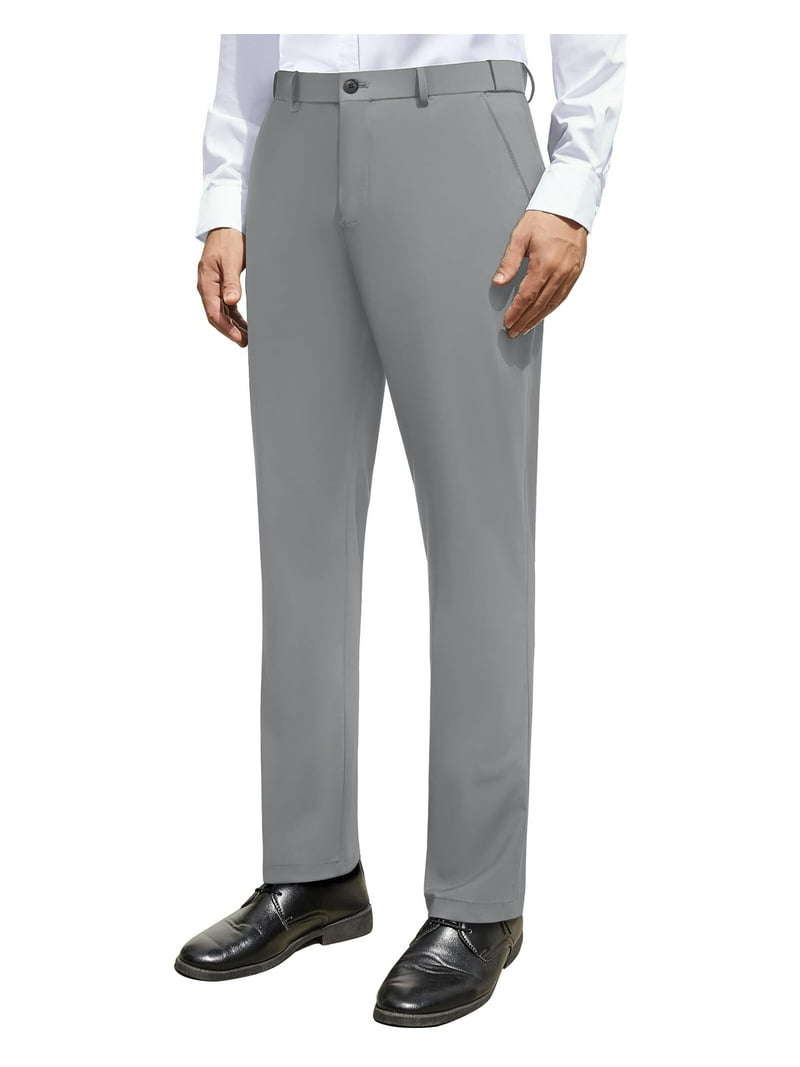 Alimens & Gentle Men's Stretch Dress Pants Expandable