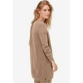 thumbnail image 2 of ellos Women's Plus Size Boyfriend Cardigan - 4X, Brown Sugar, 2 of 6