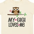 thumbnail image 4 of Inktastic My Gigi Loves Me Girl Owl Girls Toddler T-Shirt, 4 of 5