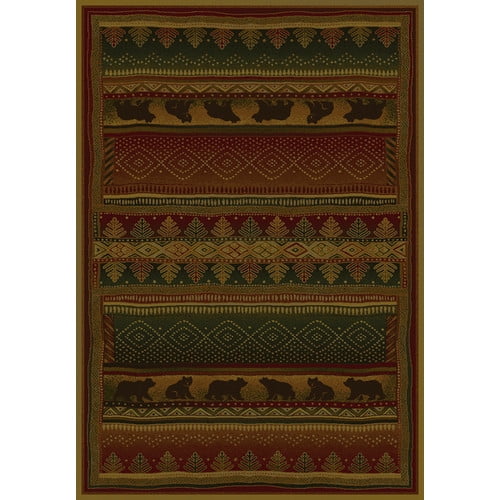 Millwood Pines Woodacre Bearwalk Lodge Area Rug