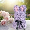 thumbnail image 5 of Iumwxz Valentines Day Gifts for Kids Valentine'S Day Simulation Rose Bunny Cuddle Bunny Birthday Gift Foam Bunny Home Trends, 5 of 5