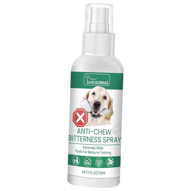 Spray correcto para mascotas, espray antimasticable para perros, 30ml, espray amargo eficaz para interiores para perros, para muebles de madera y tela