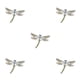 thumbnail image 2 of Qarigey Broches para mujer Moda Libélula Broches Brillo Broche Aleación Accesorios para mujer Vestido de noche Solapa Decoraciones Regalo de vacaciones Vistoso 5piezas Qarigey CBP190180, 2 of 4