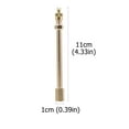 thumbnail image 2 of OUNONA Straight Tire Valve Stem Extension with Brass Adapter for Quick and Easy Tire Inflation, 2 of 8