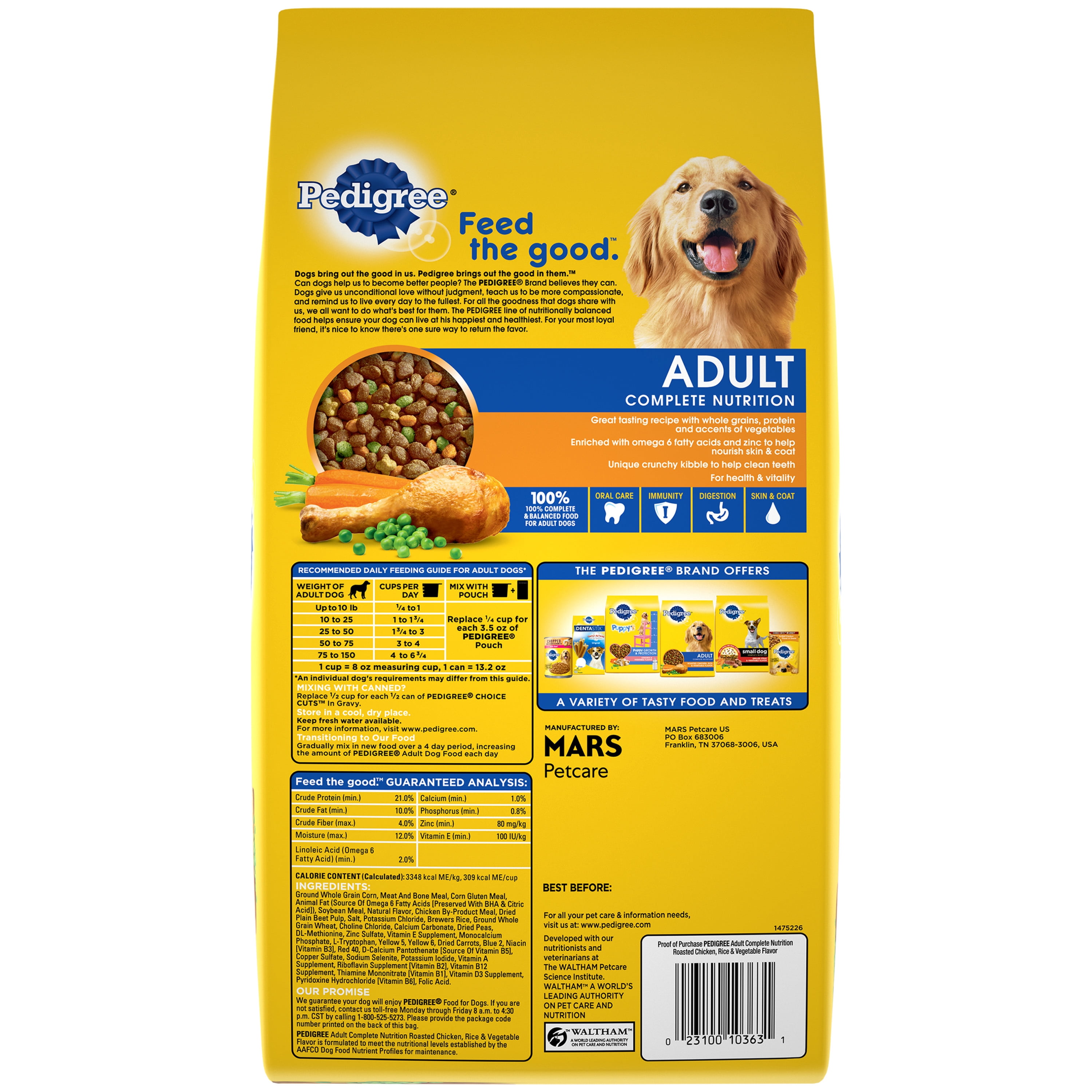 pedigree kibble
