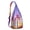 Purple-4, variant on Neon Sunset Palm Tree Sling Backpack – Aesthetic Tropical Beach Daypack with Vibrant Purple Orange Sunset, Lightweight & Boho Travel Crossbody Bag for Summer Adventures