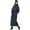 Navy Blue, variant on Womens Winter Warm Hooded Long Quilted Parka Coats Maxi Length Puffer Down Jacket Outerwear