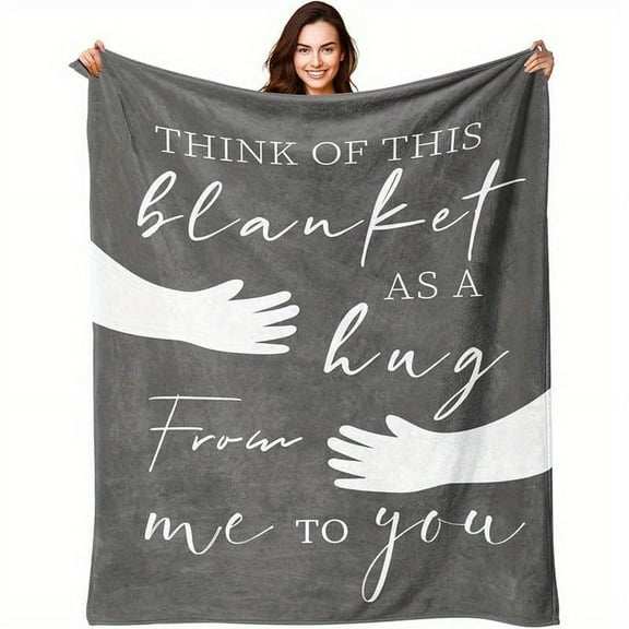Recovery Gifts for Women And Men, Condolence Gifts, Birthday Gifts, Friendship Gifts, Miss You, Inspiring Hug Blanket, All-Season Multi-Functional Comfortable Bed Sofa Office Decoration