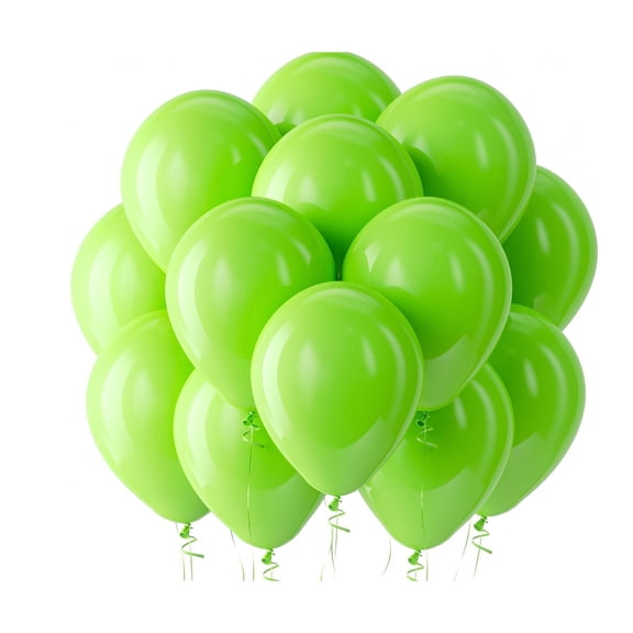 Green Balloons Latex Party Balloons - 100 Pack 12 inch Round Helium Pink Balloons for Birthday Wedding Anniversary Bridal Shower Gender Reveal Party Decorations(Green, 100Pcs)
