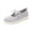 Light Gray, variant on Daily Walking Shoes, Women's Bow Accent Knit Platform Sole Round Toe Casual Shoes Comfortable Shoes and Easy Styling Knit Upper Flexible Sole Business Footwear Walking Shoes Comfort, Beige US-6/EU-37