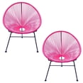 thumbnail image 1 of ACAPULCO CHAIR Wire Chair in Pink SET OF 2, 1 of 3