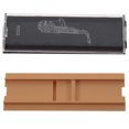 thumbnail image 1 of HEALEEP Small Plastic Oboe Reed Container Portable Storage Case Light Brown ABS Material, 1 of 8