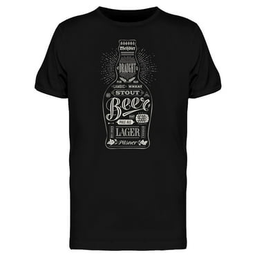 Beer Styles T-Shirt Men -Image by Shutterstock, Male 3X-Large