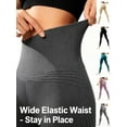 thumbnail image 4 of Resistance Band Leggings for Women — Built-In Bands, High-Waist Butt-Lift Look, Seamless Stretchy Workout Tights, 4 of 7