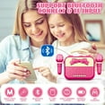thumbnail image 6 of Kids Microphone Toys for Girls 3-6 Years, Karaoke Machine for Kids Girls Toys Ages 4-6, Birthday Gifts Musical Toys for Girls 3 4 5 6 Year Old, 6 of 7
