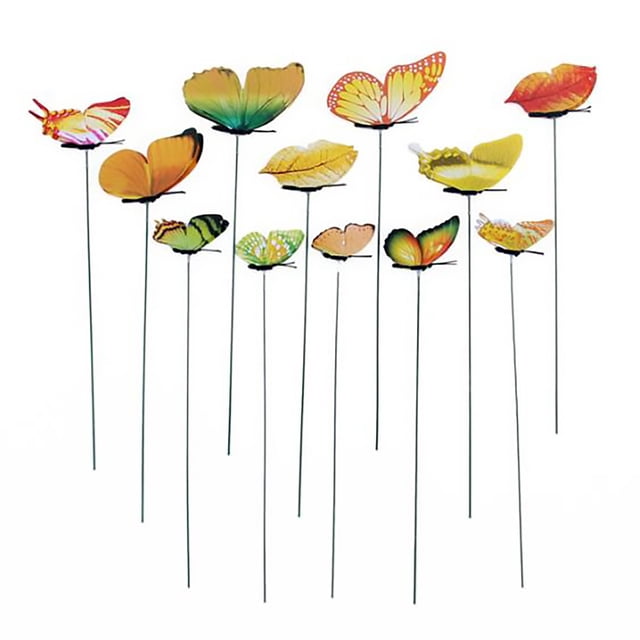 PVCS Pot de Fleurs Papillon Simulation Bonsaï de Jardinage Décoration de Plante Verte pour la Maison