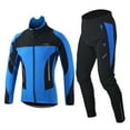 thumbnail image 1 of Men Winter Cycling Clothing Set Windproof Long Sleeve Cycling Jersey, 1 of 8