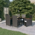 thumbnail image 5 of vidaXL Patio Dining Set 7 Piece with Cushions Garden Furniture Multi Colors, 5 of 6