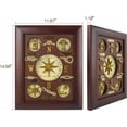 thumbnail image 2 of SAILINGSTORY Nautical Wall Decor Knot Board Frame Maritime Decor Coastal Compass Decor, 2 of 7