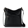 thumbnail image 1 of Bandolera The Sak Iris Leather Black para mujer, 1 of 7
