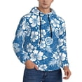 thumbnail image 2 of Salouo Leaves And Flowers Pattern Men's Fall Hoodie Sweatshirt,Sport Hoodie with Pockets for Men Pullover Casual Hooded Sweatshirt-Medium, 2 of 7