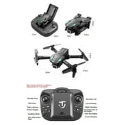 Jahy2Tech Mini Foldable RC Camera Drone Quadcopter, HD Dual Camera Toy Gift, 2 Batteries, Easy Flight