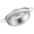 thumbnail image 3 of Hotpot Pot Stainless Steel Stockpot Thicken Hot Pot Home Kitchen Hotpot Pot with Lid, 3 of 9