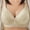 Beige bras for women, variant on Wycnly Bras for Women,Womens Full Figure Bras,Womens Push up Bras Full Coverage Compression Seamless Underwire Bra Ladies Elders Comfy Adjustable Strap T-shirt Bra