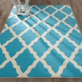 thumbnail image 2 of Ottomanson Glamour Collection Non-Slip Rubberback Moroccan Trellis Design Indoor Area Runner Rug, 2 of 5