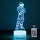 thumbnail image 1 of Luz LED 3D con 16 colores cambiantes y control remoto - Diseño Dark Voyager para decoración de dormitorio, regalo de Navidad o cumpleaños para niños, 1 of 5