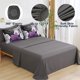 thumbnail image 5 of Juego de edredón Luxudecor Floral Queen, tamaño queen, 7 piezas, morado, 5 of 6