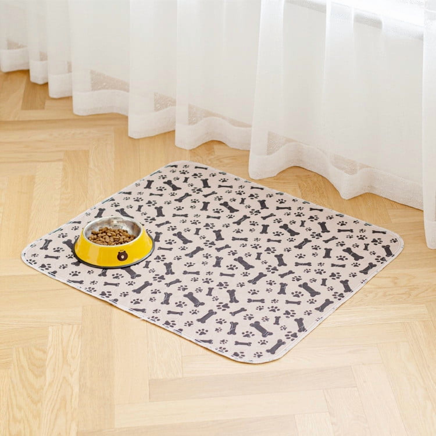 RXIRUCGD Multi-Layer Absorbent Puppy Training Mat with Secure Grip Bottom - Machine Washable Pad for Crate Floor Bedding Protection