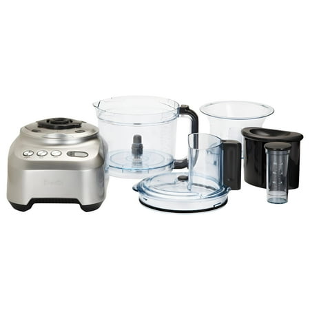Breville - 1-Speed Food Processor - Brushed Aluminum