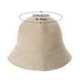 thumbnail image 5 of Winter Casual Foldable Fisherman Cap Bucket Hat Sun Cap Panama Hat KHAKI, 5 of 8