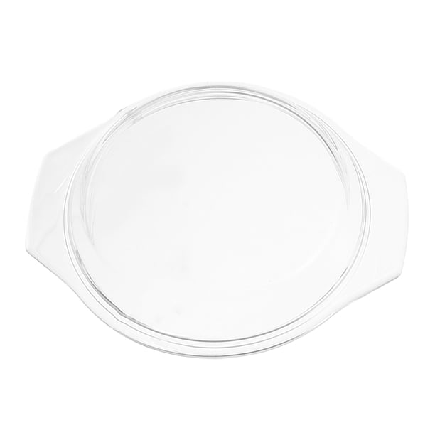 Tapa transparente para microondas, resistente al calor, antisalpicaduras, para horno microondas, utensilio de cocina para calentar platos, tapa de cristal para servir.