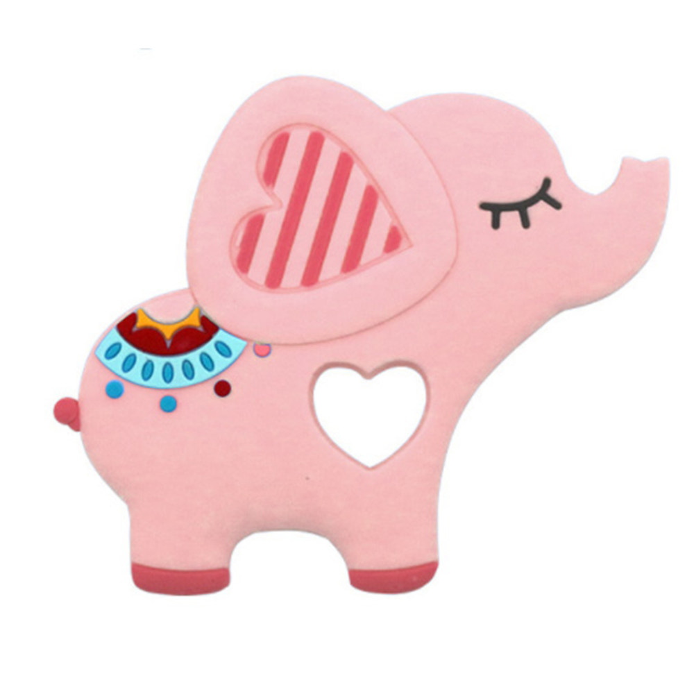 elephant baby teether