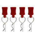 thumbnail image 1 of Graflsoa 4 Pcs Clips de Coque de Voiture RC Rouges pour Modèles 1/5 & 1/10, Compatibles avec Traxxas, HPI, Tamiya, Axial, et Plus, 1 of 6